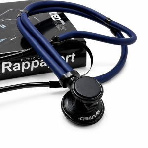 Estetoscópio Rappaport Linha Black P.A MED Azul Black