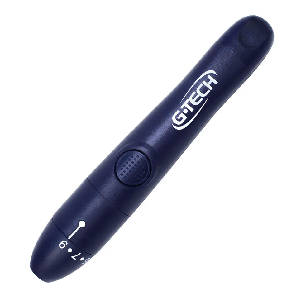 Caneta Lancetadora Comfort Portátil para Diabetes G-tech