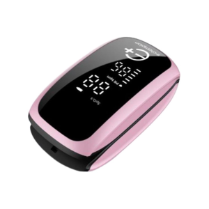 Oxímetro de Pulso Medical Recarregável Rosa