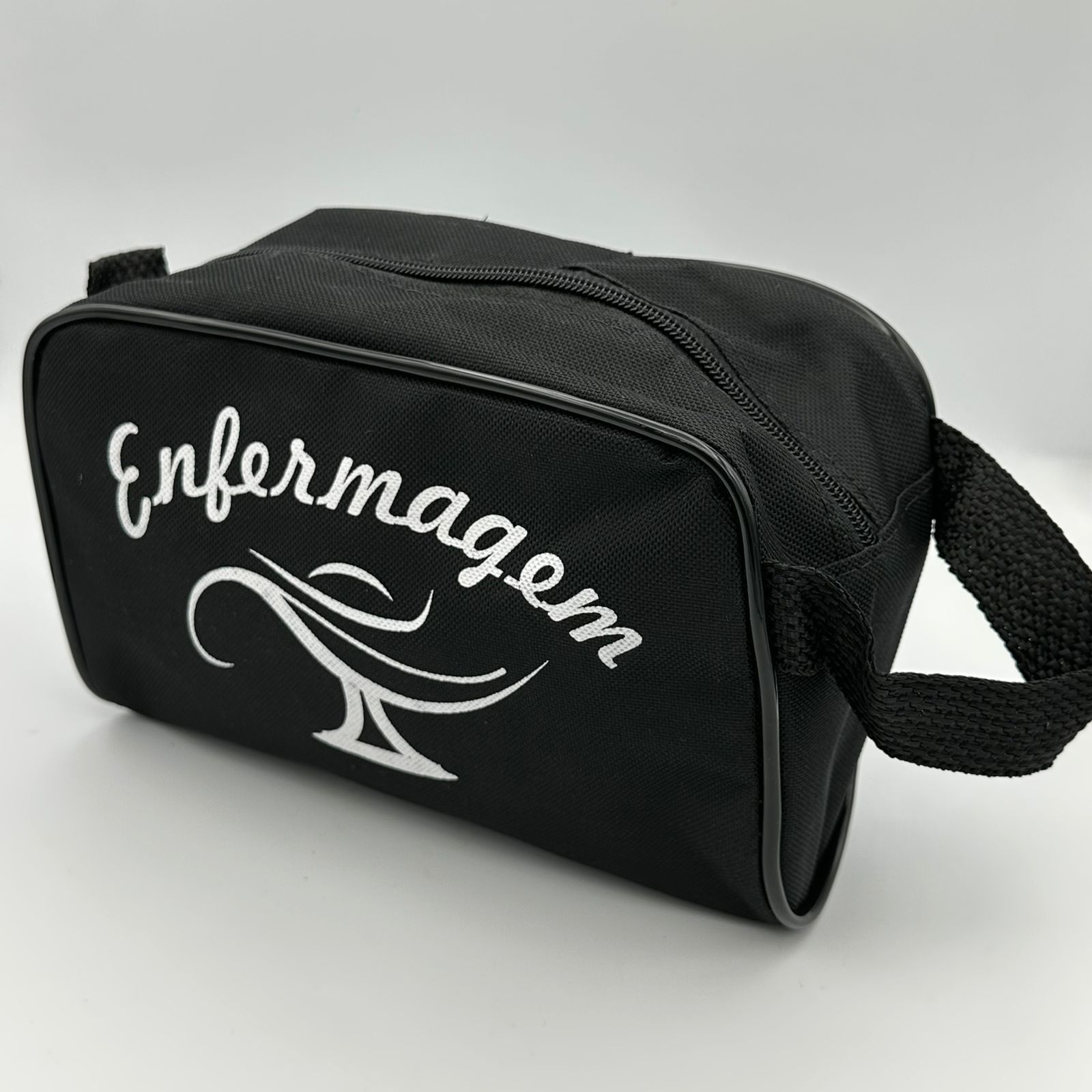 Estojo Necessaire Alça Para Estudantes Enfermagem Preto