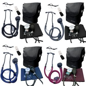 Kit Acadêmico P.A Med Adulto e Pediátrico - Linha Black