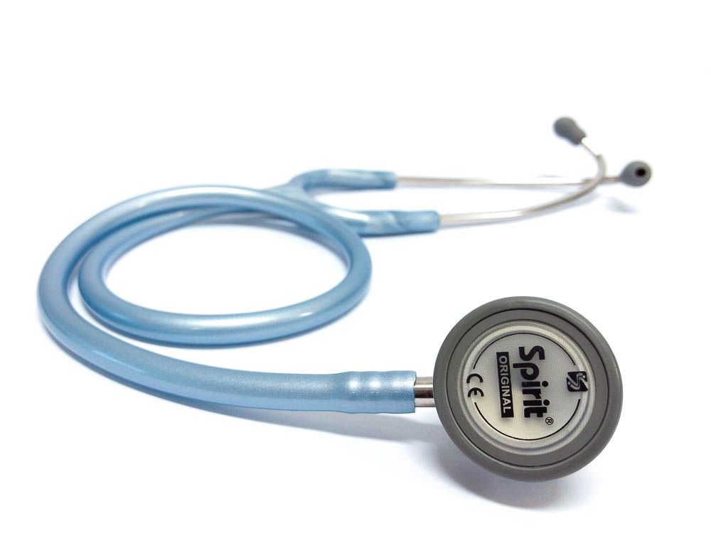 Estetoscópio Spirit - MD Professional Pediátrico Azul Perolizado - Imagem 2