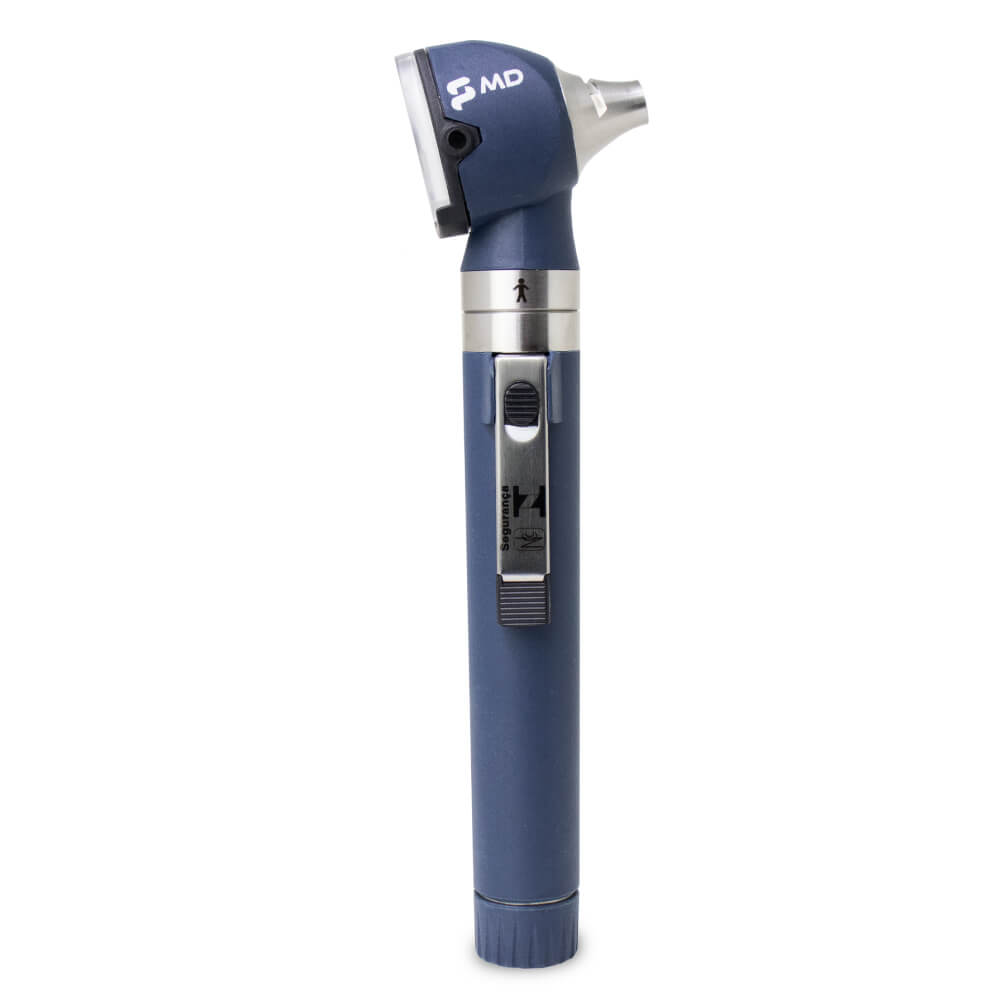 Otoscópio MD 2.5v Omni 3000 Led Com Estojo Macio Blueberry - Imagem 5