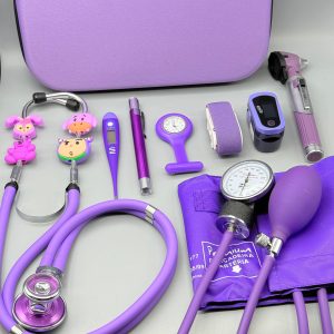Kit Roxo Completo para Enfermagem, Medicina e Técnico em Enfermagem
