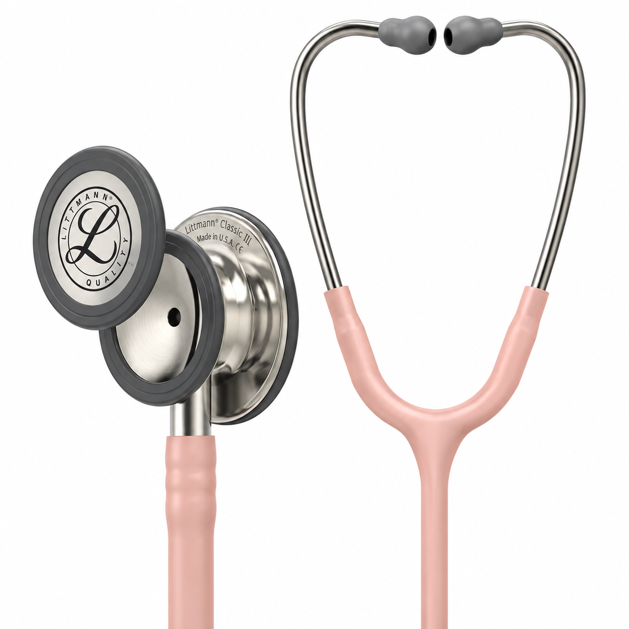 Estetoscópio Littmann Classic III 5910C Rosa Champanhe Cetim - 3M