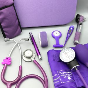 Kit Acadêmico Estetoscópio Spirit MD Pro-Lite Violeta