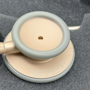 BAZAR - Estetoscópio Spirit Pro-Lite II Adulto Branco com Dourado (LER A DESCRIÇÃO)