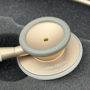 BAZAR - Estetoscópio Spirit Pro-Lite II Adulto Branco com Dourado (LER A DESCRIÇÃO)