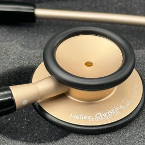BAZAR - Estetoscópio Spirit MD Pro-Lite Preto Champanhe (LER A DESCRIÇÃO)