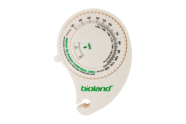 Fita Métrica Antropométrica Corporal Com Cálculo De Imc Bioland - Imagem 3