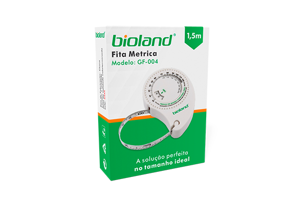 Fita Métrica Antropométrica Corporal Com Cálculo De Imc Bioland - Imagem 4