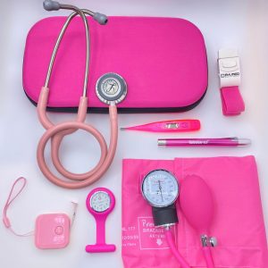 Kit Acadêmico Littmann Classic III - Rosa Cetim