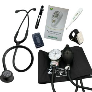 Kit Acadêmico Black Friday Littmann Classic III 5803 - Black Edition