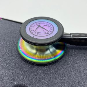 BAZAR - Estetoscópio 3M Littmann  Classic III  5870 - Black Rainbow (Ler a descrição)