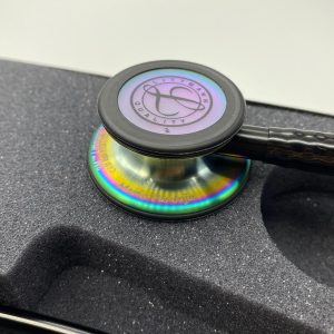 BAZAR - Estetoscópio 3M Littmann  Classic III  5870 - Black Rainbow (Ler a descrição)