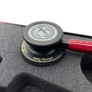 BAZAR - Estetoscópio 3M Littmann  Classic III  5868 Vinho Black Edition (Ler a descrição)