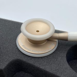 BAZAR - Estetoscópio Spirit Pro-Lite II Adulto Branco com Dourado (LER A DESCRIÇÃO)