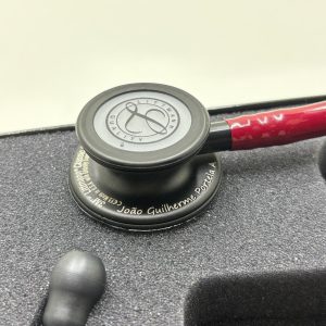 BAZAR - Estetoscópio 3M Littmann  Classic III  5868 Vinho Black Edition (Ler a descrição)