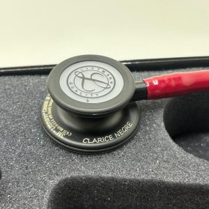 BAZAR - Estetoscópio 3M Littmann  Classic III  5868 - Black Edition Vinho (Ler a descrição)