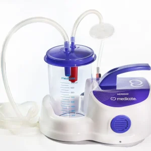 Bomba de Vácuo Aspiradora Medicate - Aspirador de Sangue e Saliva MD100HP