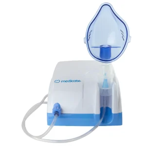 Inalador Nebulizador Medicate MD1000 TURBO a Ar Comprimido