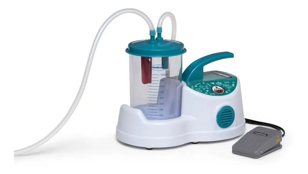 Aspirador Cirúrgico de Sangue e Saliva Medicate MD100VET